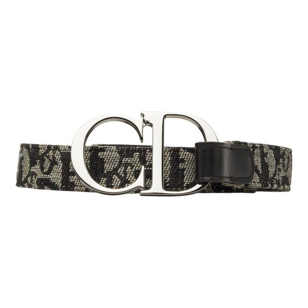 Dior Trotter Canvas Leather Belt